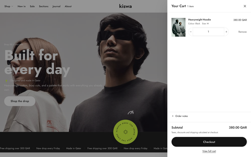 Kiswa Theme